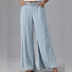 Versona Braided Waistband Flowy Pant | NWT